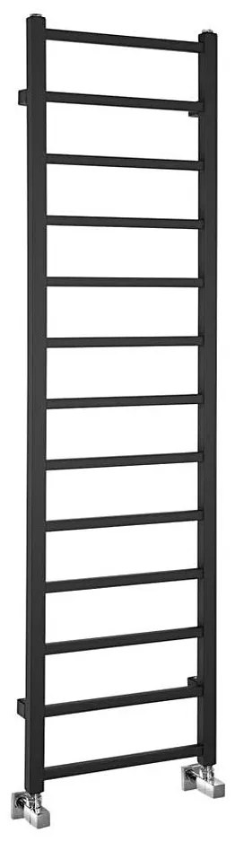 Sapho - Радиатор за баня METRO DOS 323W 40x150 cm матово черен