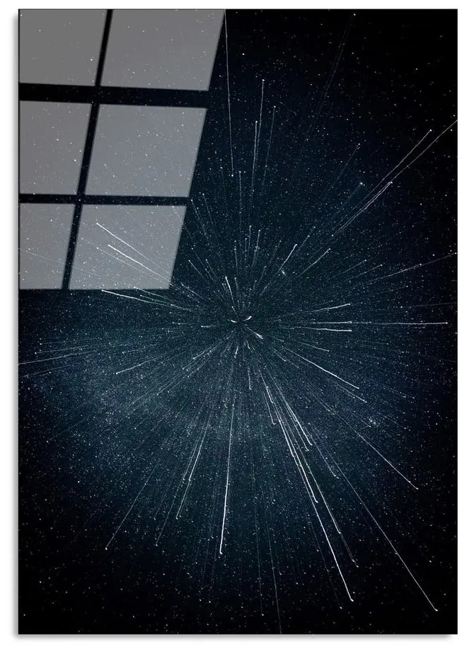 Живопис върху стъкло 70x100 cm Light - Wallity