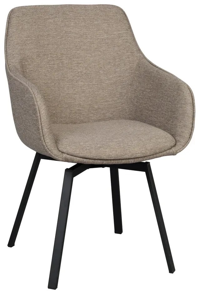 Бежови тапицирани трапезни столове в комплект 2 бр. Alison – Rowico