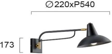 Стенна апличка Viokef James