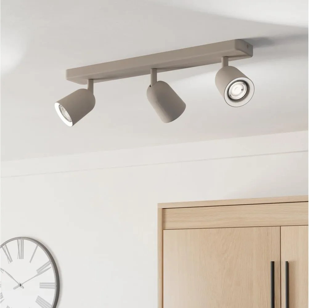 Eglo 902345 - Точково осветително тяло CAMALDOLI 3xGU10/10W/230V бежово