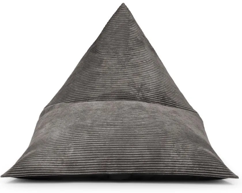 Тъмносив пуф от рипсено кадифе Razz – SLOWDOWN