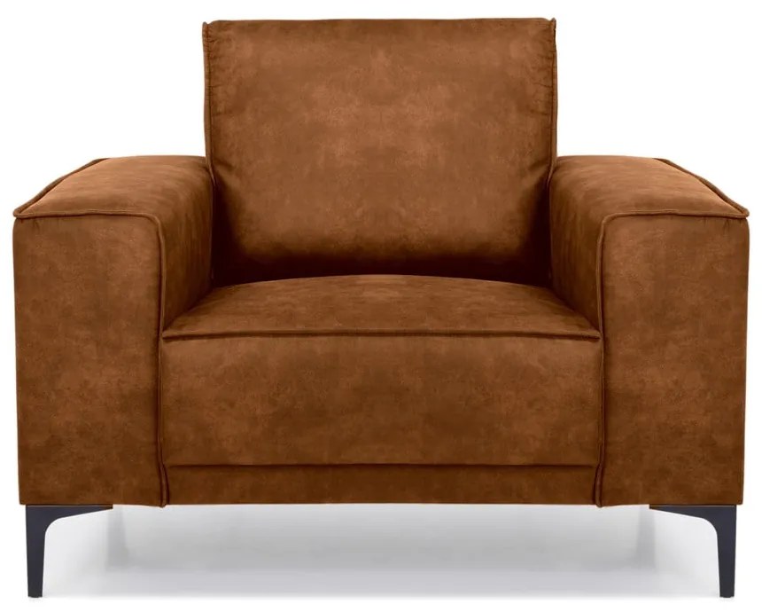 Кафяв фотьойл от изкуствена кожа Copenhagen - Scandic