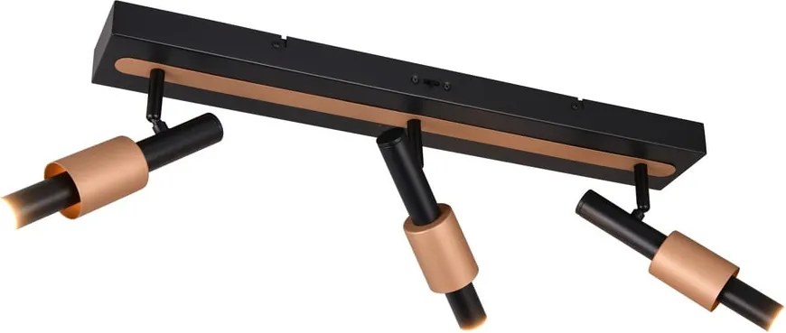 LED прожектор в черен и бронзов цвят 20,5x63 cm Ikaris – Trio Select