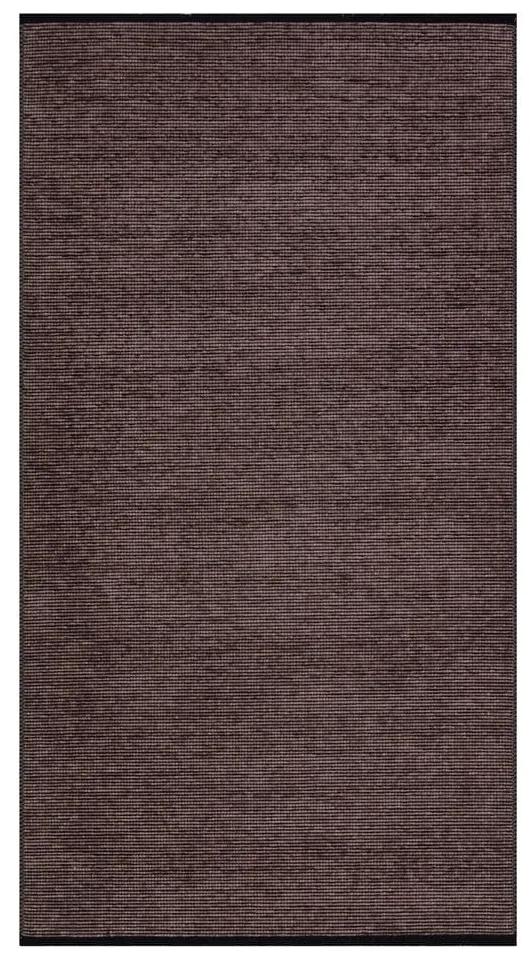 Бордо/черен памучен килим подходящ за пране 160x230 cm Bendigo – Vitaus