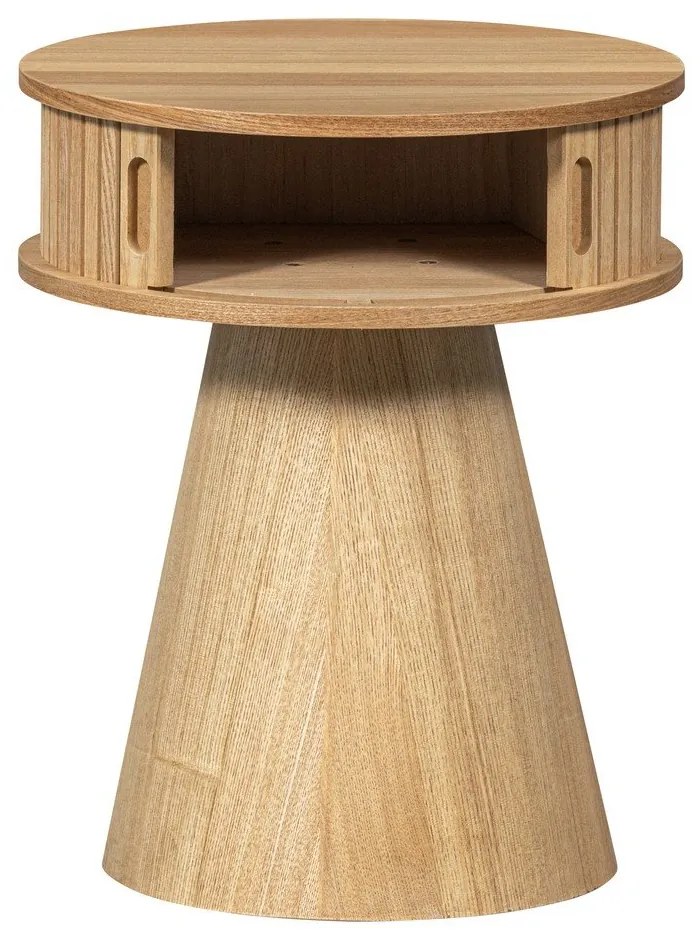 Нощно шкафче от декор от бор в естествен цвят Karri – WOOOD