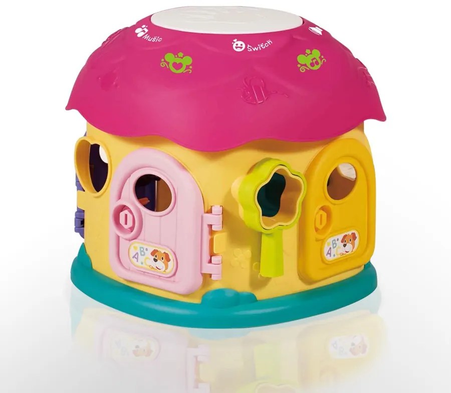 Moni - Сортер Fantastic Mushroom House QX-91171E розов