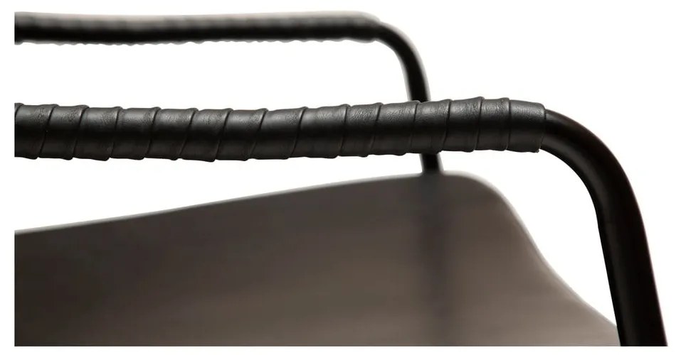 Черно кресло от изкуствена кожа Boto - DAN-FORM Denmark