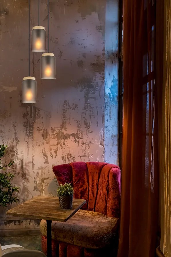 Пендел APP1811-3CPR Frosted Grey