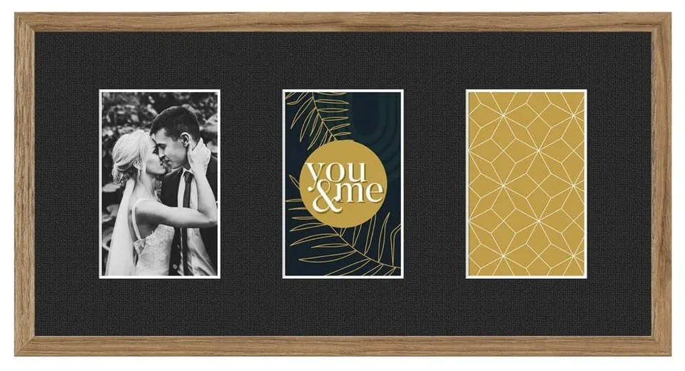 Рамка 25x48 cm Kyoto Black - Styler