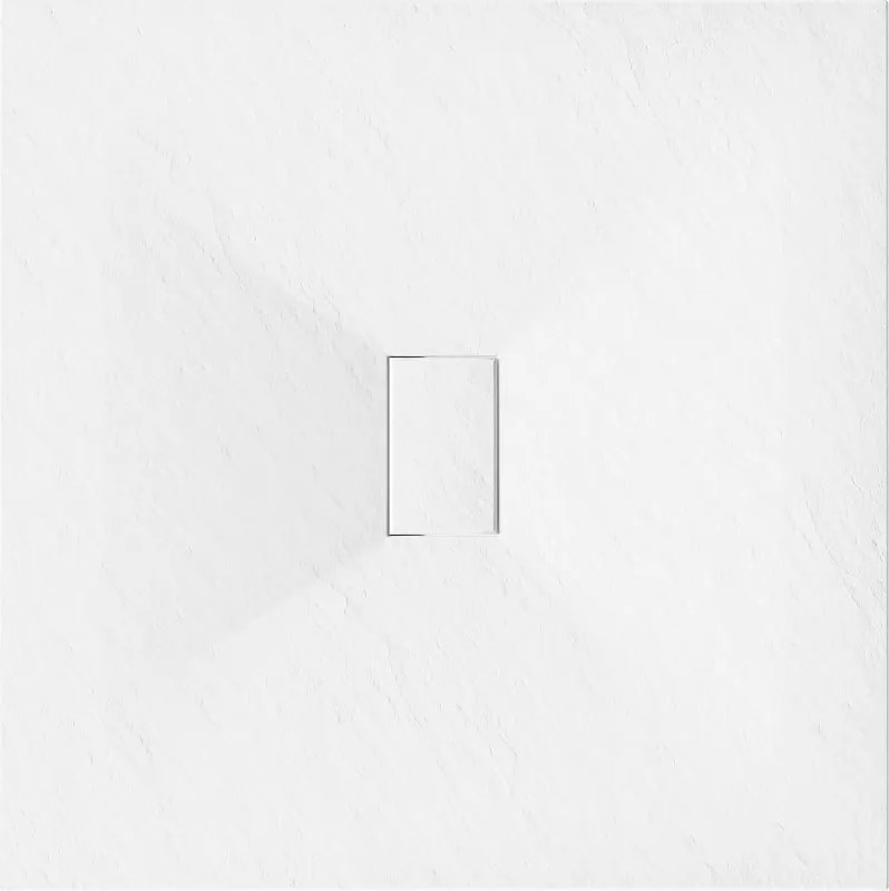 Mexen Hugo квадратен душ поддушник SMC 100 x 100 см, бял - 42101010