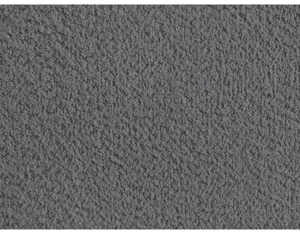 Тъмносиво двойно легло 160x200 cm тапицирано с място за съхранение/без табла с включена подматрачна рамка Inera – Bobochic Paris