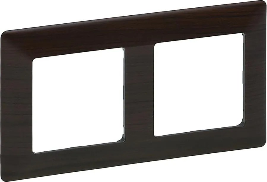 Legrand 754172 - Рамка за ключове VALENA LIFE 2P тъмно дърво