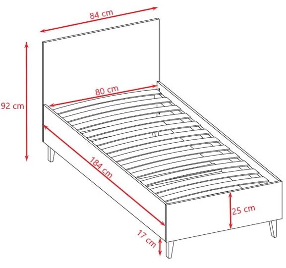 Παιδικό κρεβάτι Kubi-Cashmere