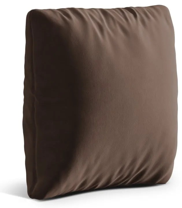 Кафява кадифена възглавница за диван Kemi – Cosmopolitan Design