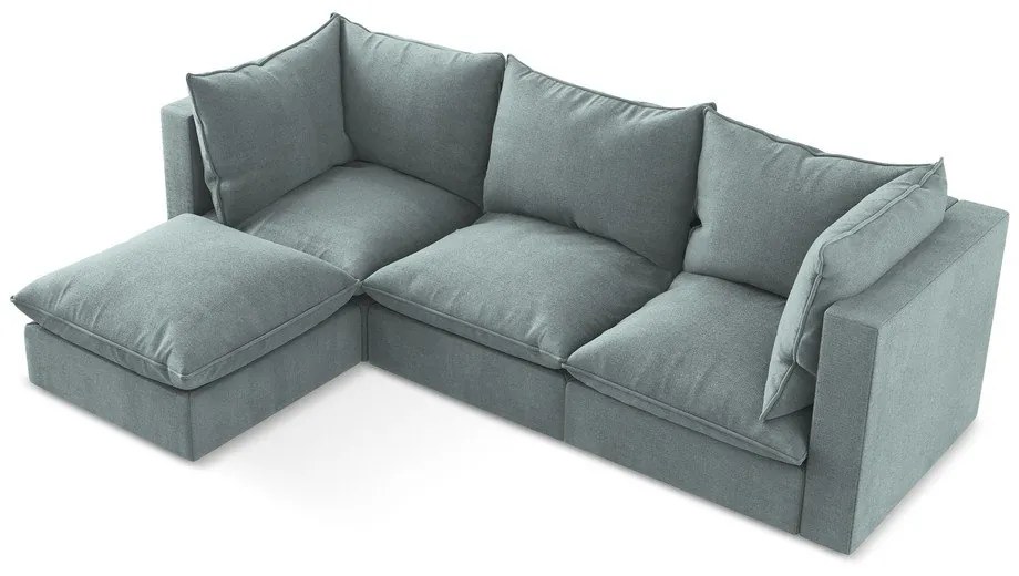 Син ъглов диван (ляв ъгъл) Manao – Makamii