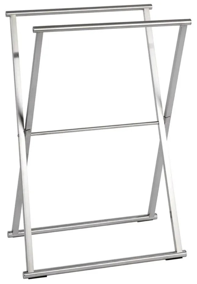 WENKO 22476100 - Стойка за кърпи LAVA 53,5x80,5 cm неръждаема стомана/сребрист