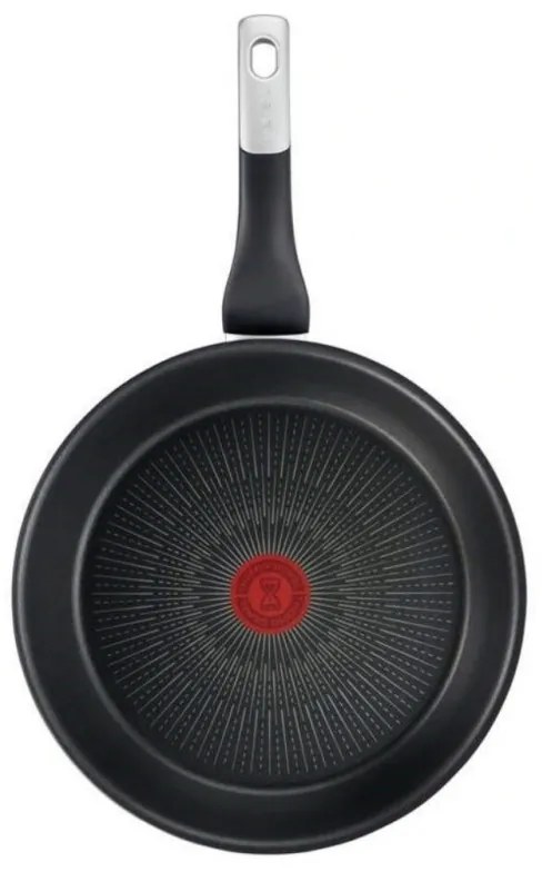 Тиган Tefal G2550672, 28 см, Thermo-Spot, Незалепващо титаниево покритие X6, Индукция, Черен