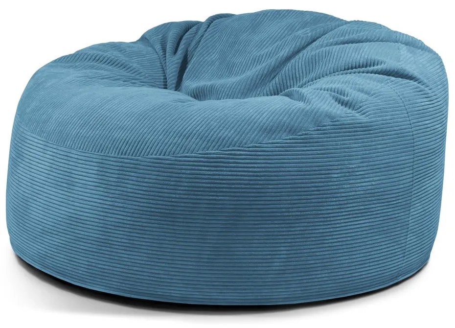 Син пуф от рипсено кадифе Om 135 – SLOWDOWN