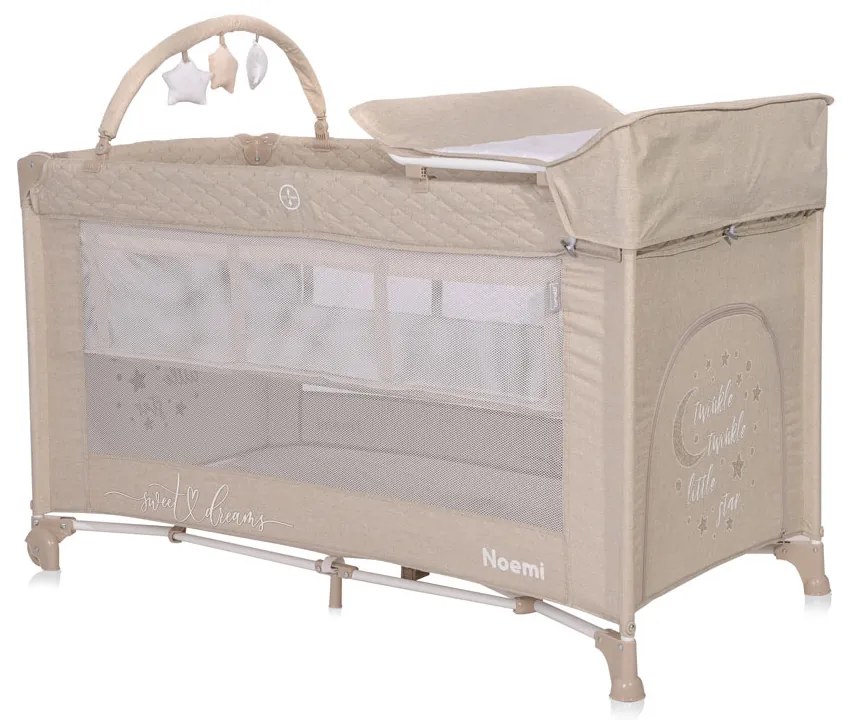 LORELLI Classic Кошара на 2 нивa NOEMI PLUS FOG BEIGE STAR