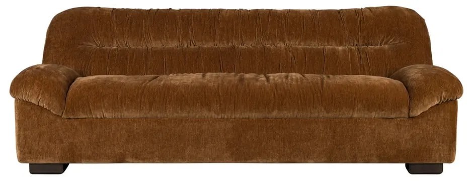 Кафяв кадифен диван 214 cm Douglas – Dutchbone