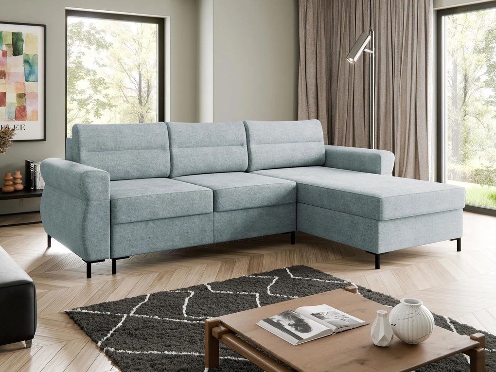 Ъглов диван Mormi-Светлосив