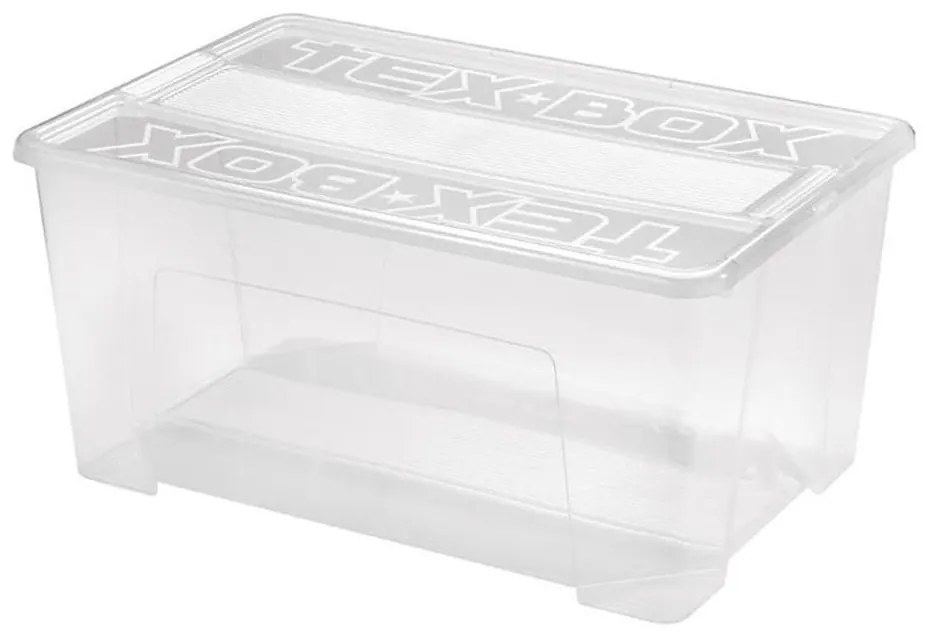 Кутия за съхранение TEX BOX 48 л прозрачна