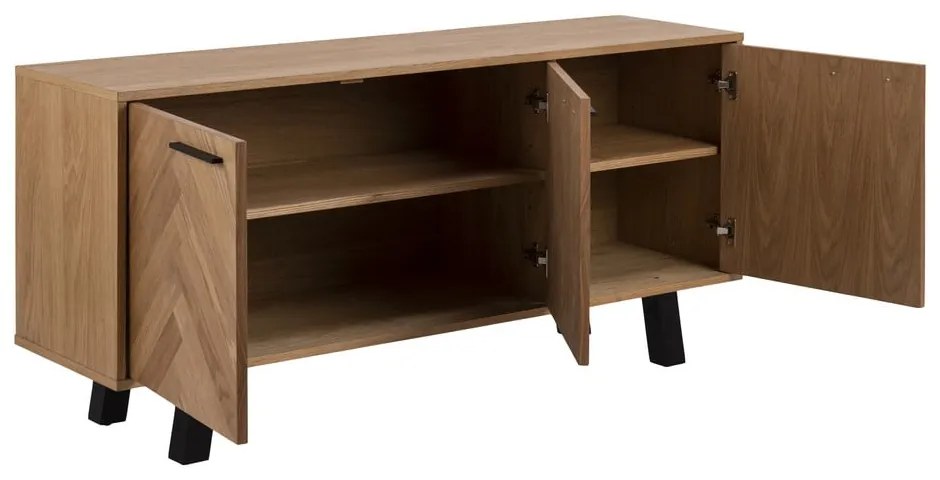 Нисък скрин от дъб 150x71 cm Brighton - Actona