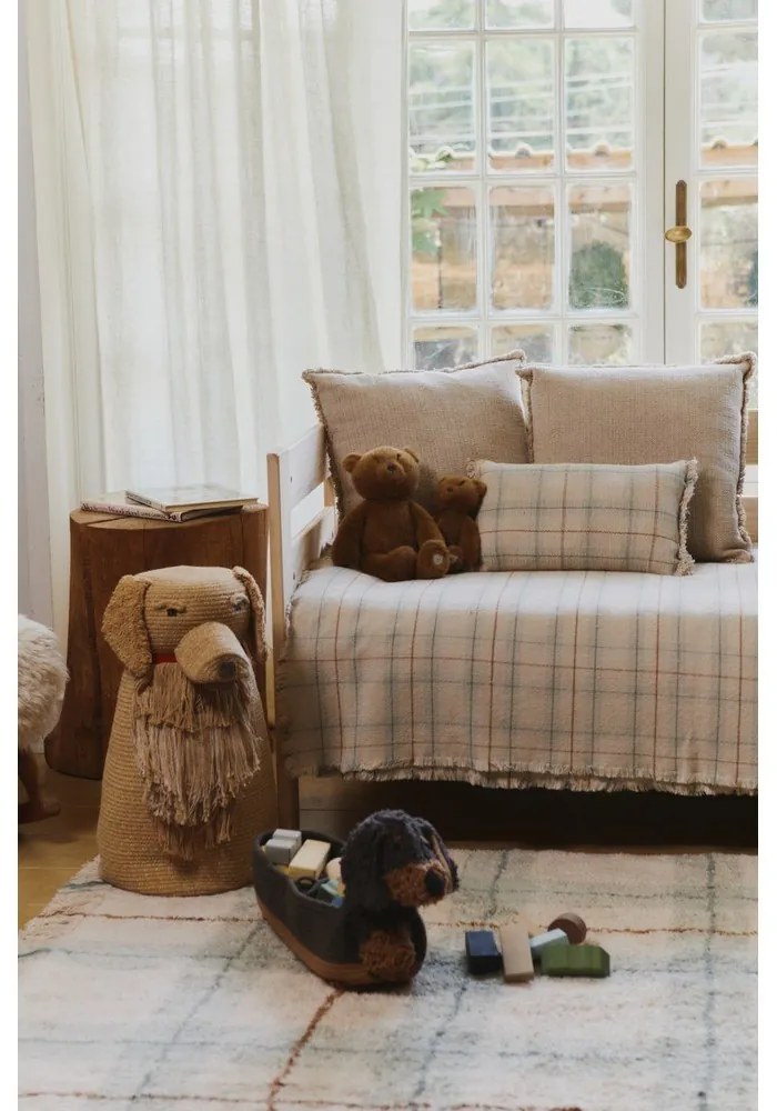 Памучна детска възглавница 40x25 cm Blue Sage – Lorena Canals