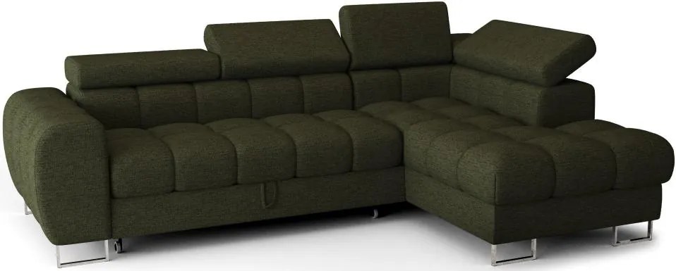 Ъглов диван Lordy mini-Зелен-вдясно