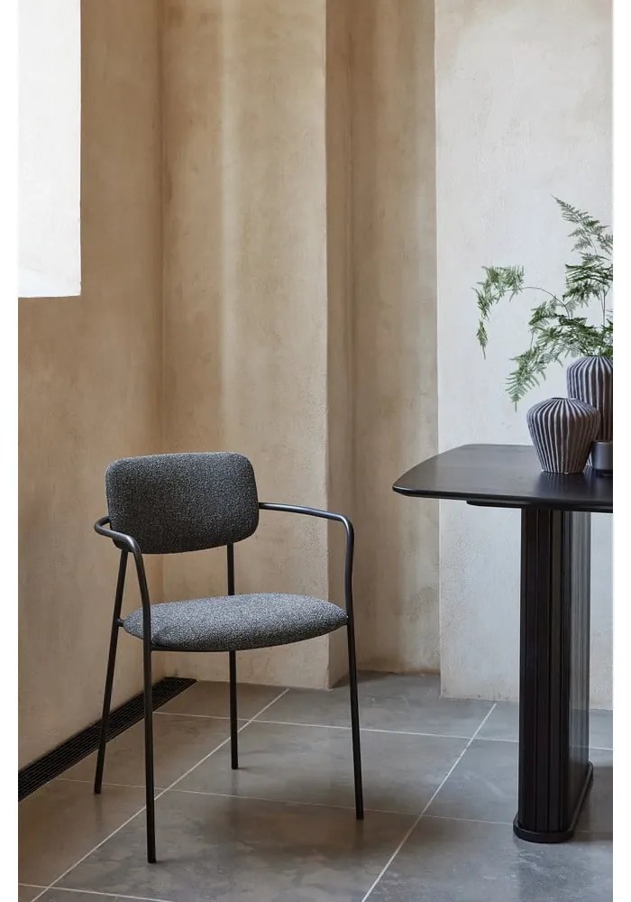 Тъмносив трапезен стол Zama – Unique Furniture