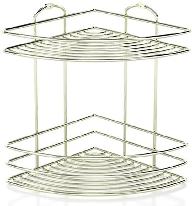 ПОСТАВКА ЗА БАНЯ TEKNO TEL BK-022G , 2 нива/ъгъл , златисто