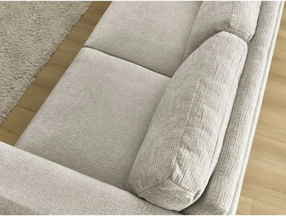 Бежов шенилов диван за ежедневно спане/сгъваем 240 cm Hugo – Bobochic Paris