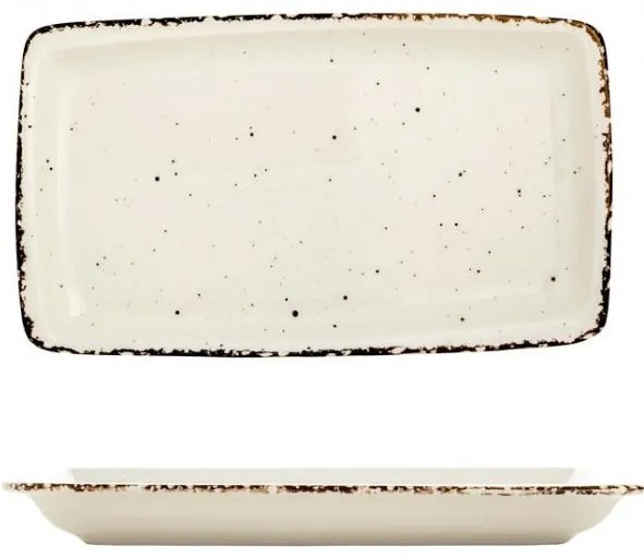 Порцеланово плато правоъгълно 24x14см SIDE (NBNORD24X14KY58KH)ГП - Gural Porselen