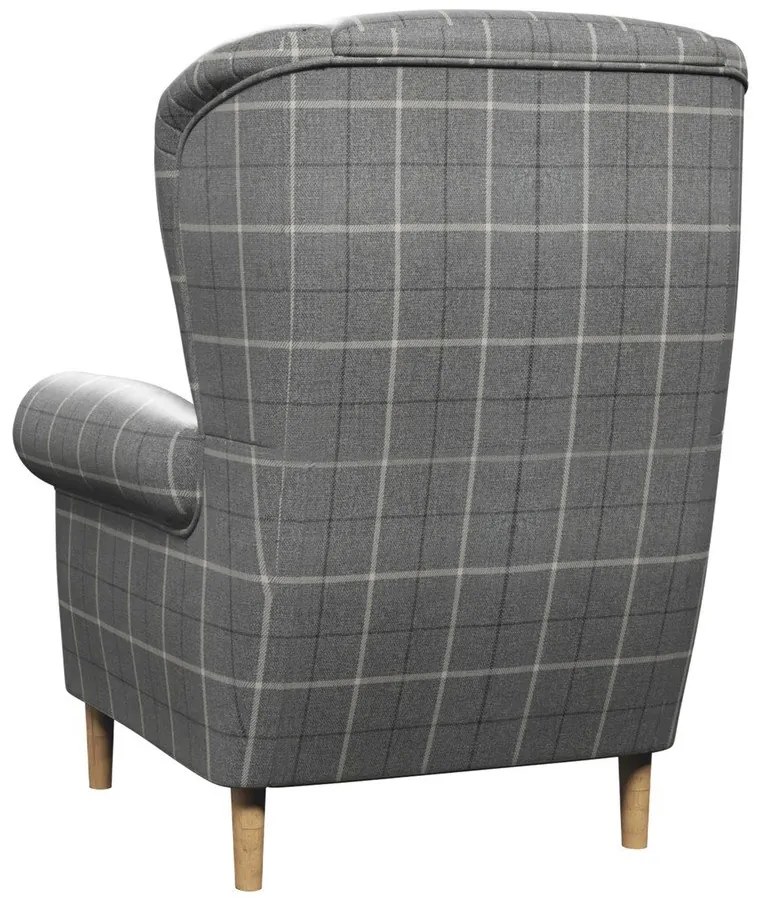 Сиво кресло крило Swan – Ropez