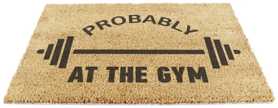 Изтривалка от кокосови влакна 40x60 cm Probably At The Gym – Artsy Doormats