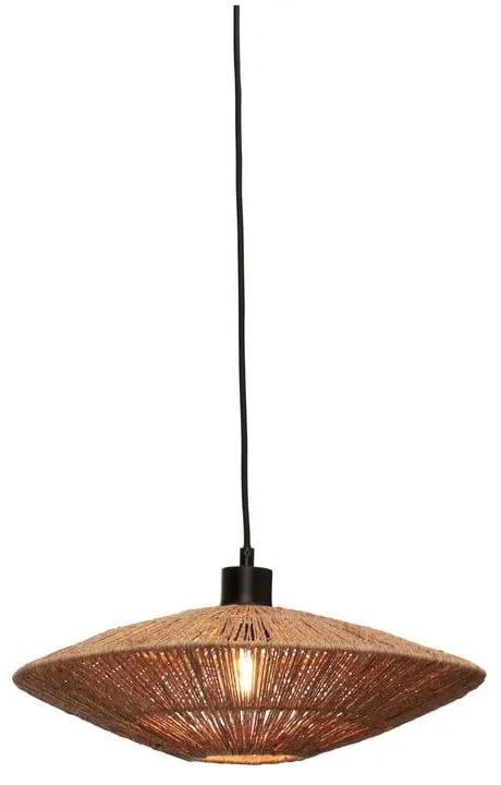 Висяща лампа с абажур от юта в естествен цвят ø 40 cm Iguazu - Good&Mojo