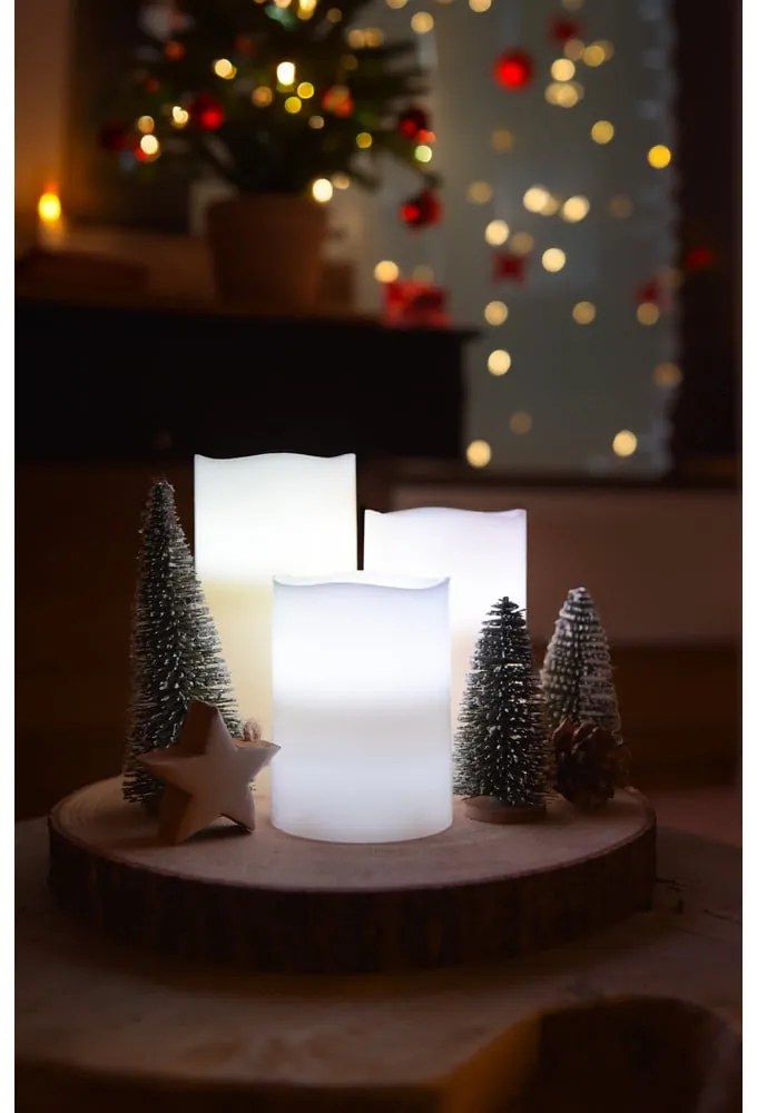 LED свещи в комплект от 3 бр. (височина 10 cm) – Hilight