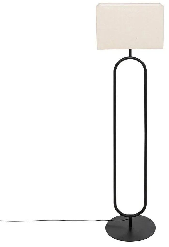 Лампион atmosphera Alec, Метал, Черен, 154 cm