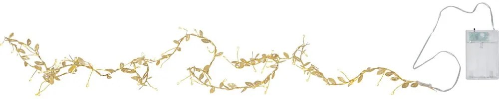Светлинна декорация с коледен мотив в златист цвят Winny - Star Trading