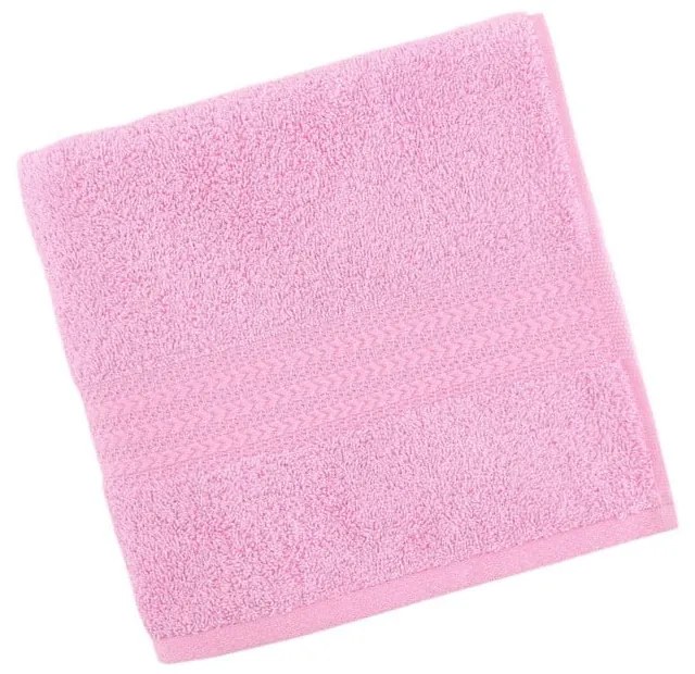Розова кърпа от чист памук , 70 x 140 cm - Foutastic