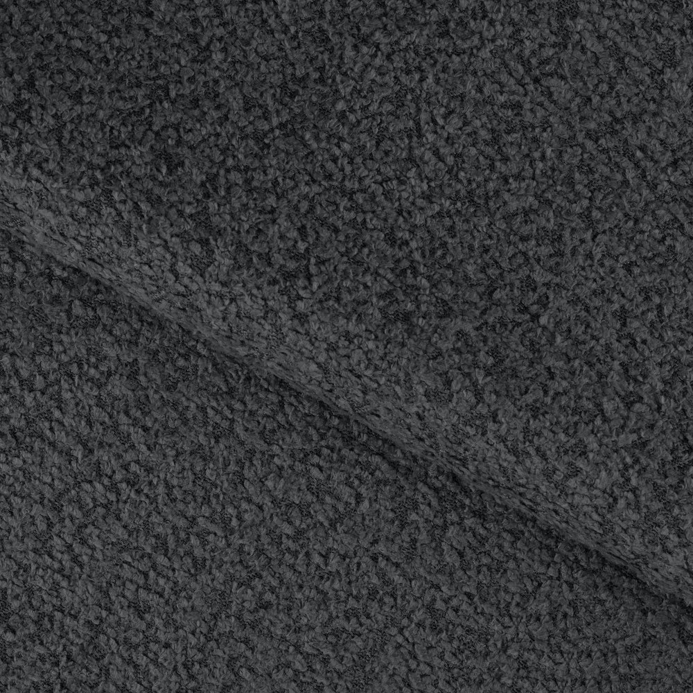 Тъмносив разтегателен ъглов диван от букле (десен ъгъл U форма) Feraria – ELTAP