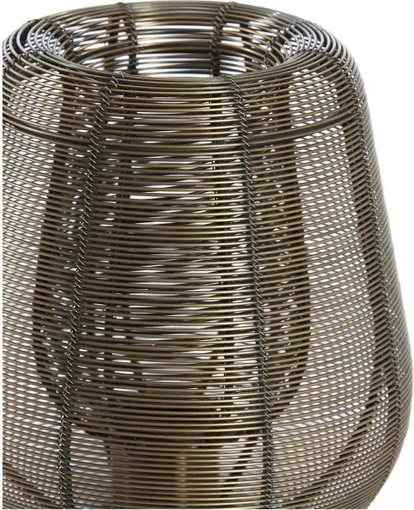 Метална настолна лампа в бронзов цвят (височина 42 cm) Aboso – Light & Living