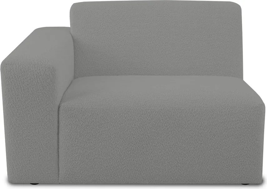 Сив модулен диван от букле (ляв ъгъл) Roxy – Scandic