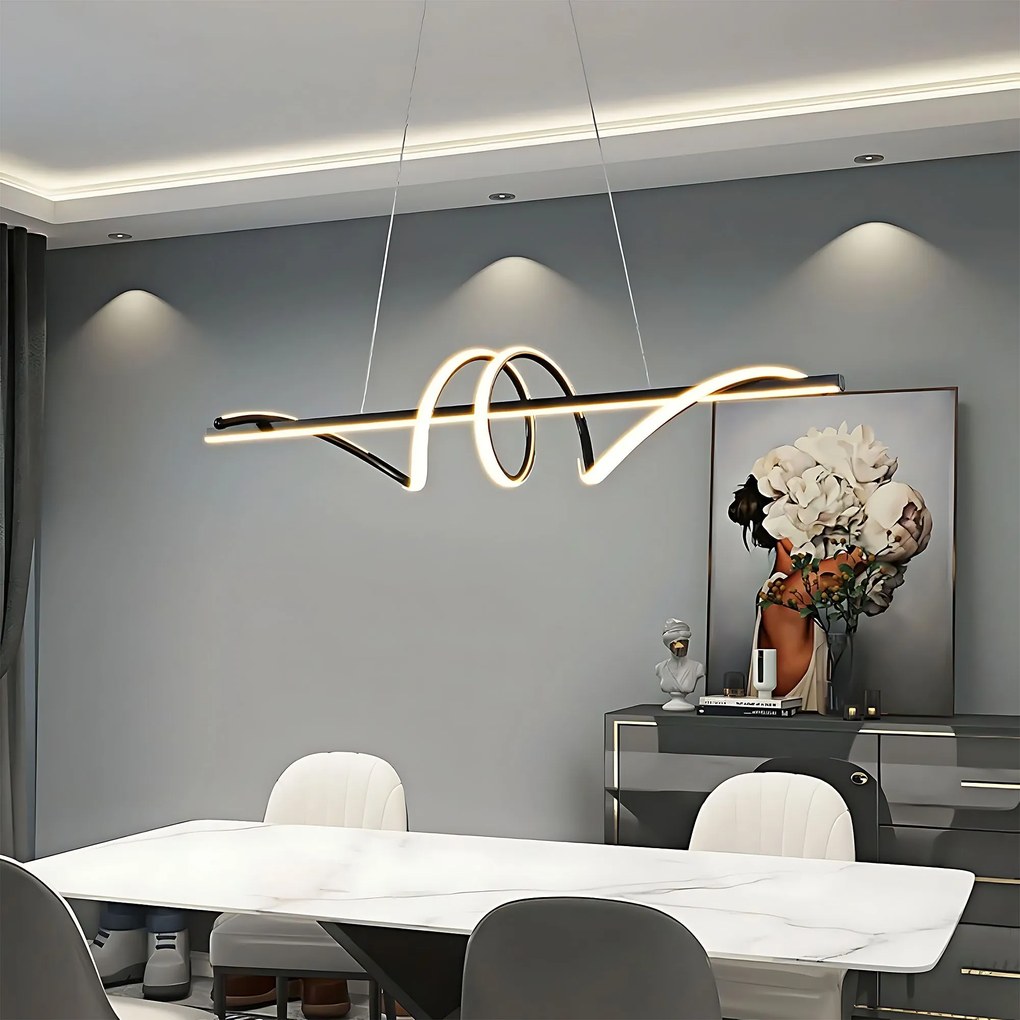 Lampa wisząca LHJ023-CP 120 cm BLACK