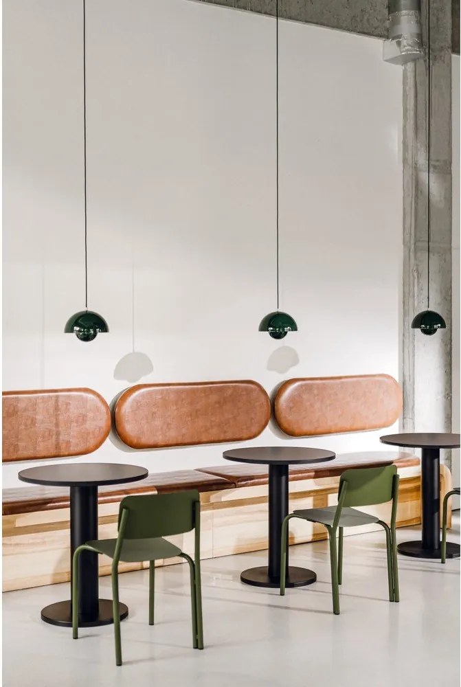 Зелен градински стол метален Kei – noo.ma