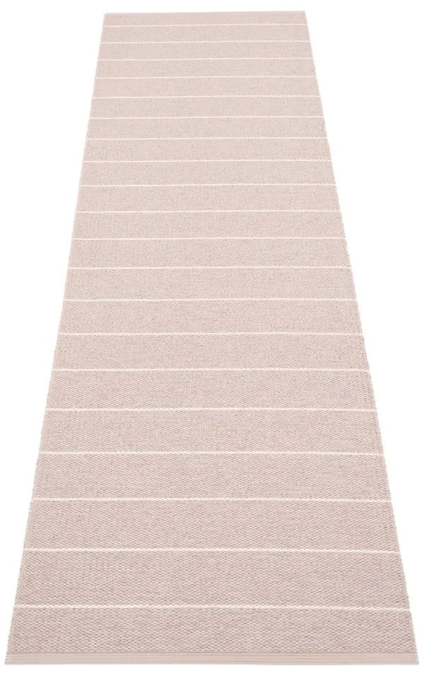 Светлорозова пътека за открито и закрито 70x270 cm Carl Pale Rose – Pappelina