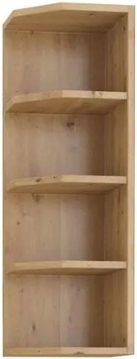 Стенен ъглов шкаф с рафтове Yvette 30 G 90 ZAK