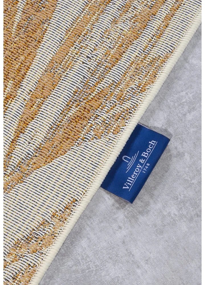 Бял/златист външен килим 160x235 cm Leonie – Villeroy&Boch