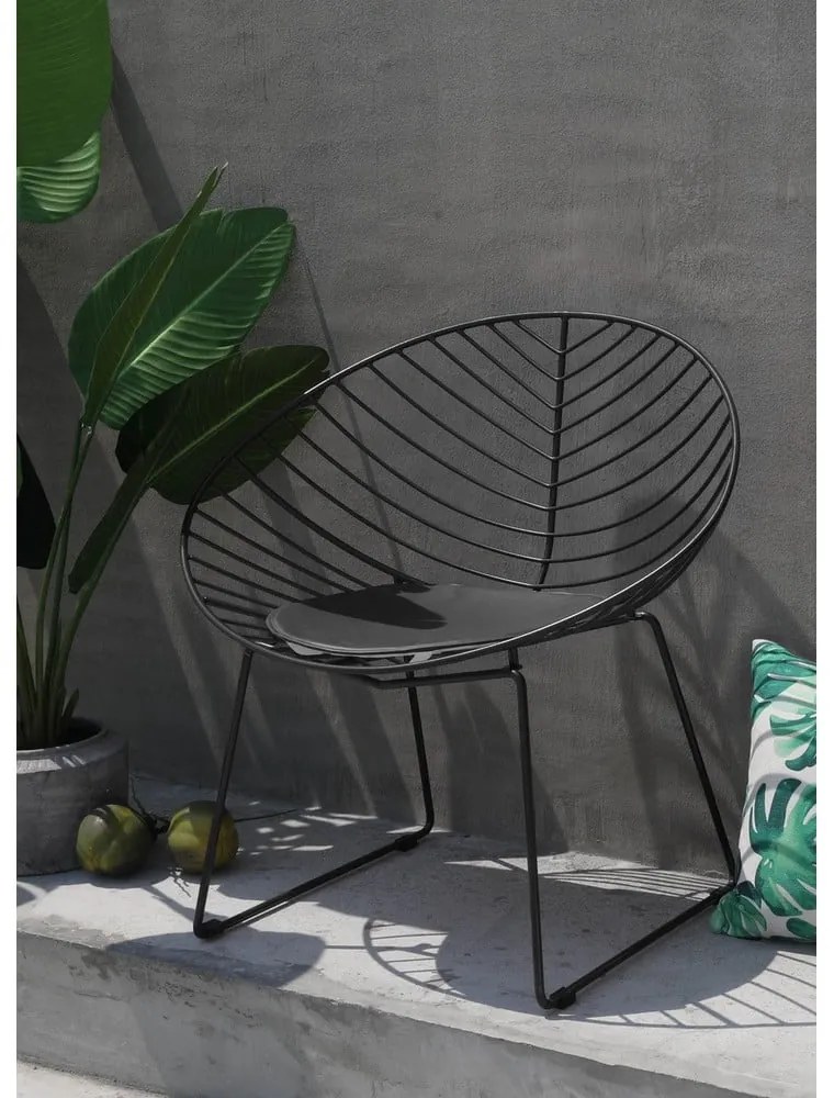 Комплект от 2 черни градински стола Coco - Bonami Selection